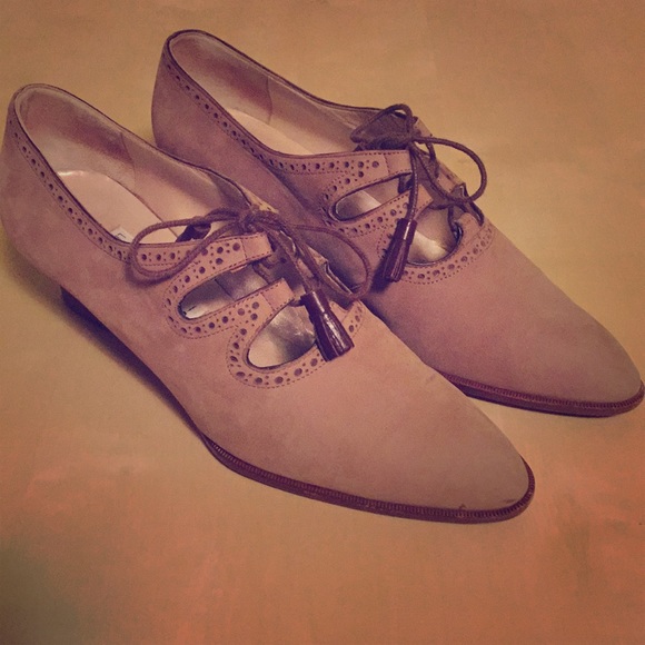 Fratelli Rosetti women's Oxford heel Sz 7 - Picture 1 of 7